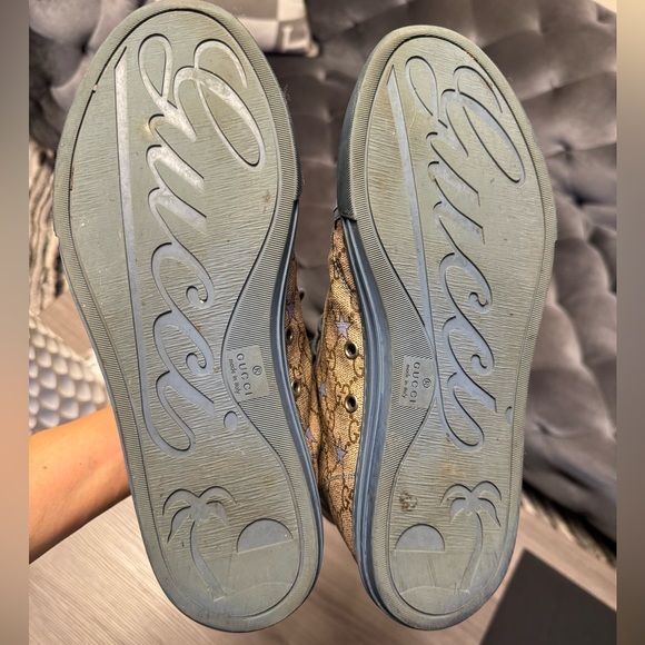 Gucci canvas GG high top sneakers - Picture 6 of 10